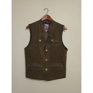 Vintage Country Line German Trachtenweste Traditional Vest Men's Sz 48 US Sm/med